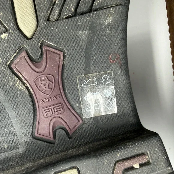 Ariat Terrain Ease H2O Boots Women 9.5 Brown Waterproof Pull-On Hiking Outdoor - Picture 9 of 9